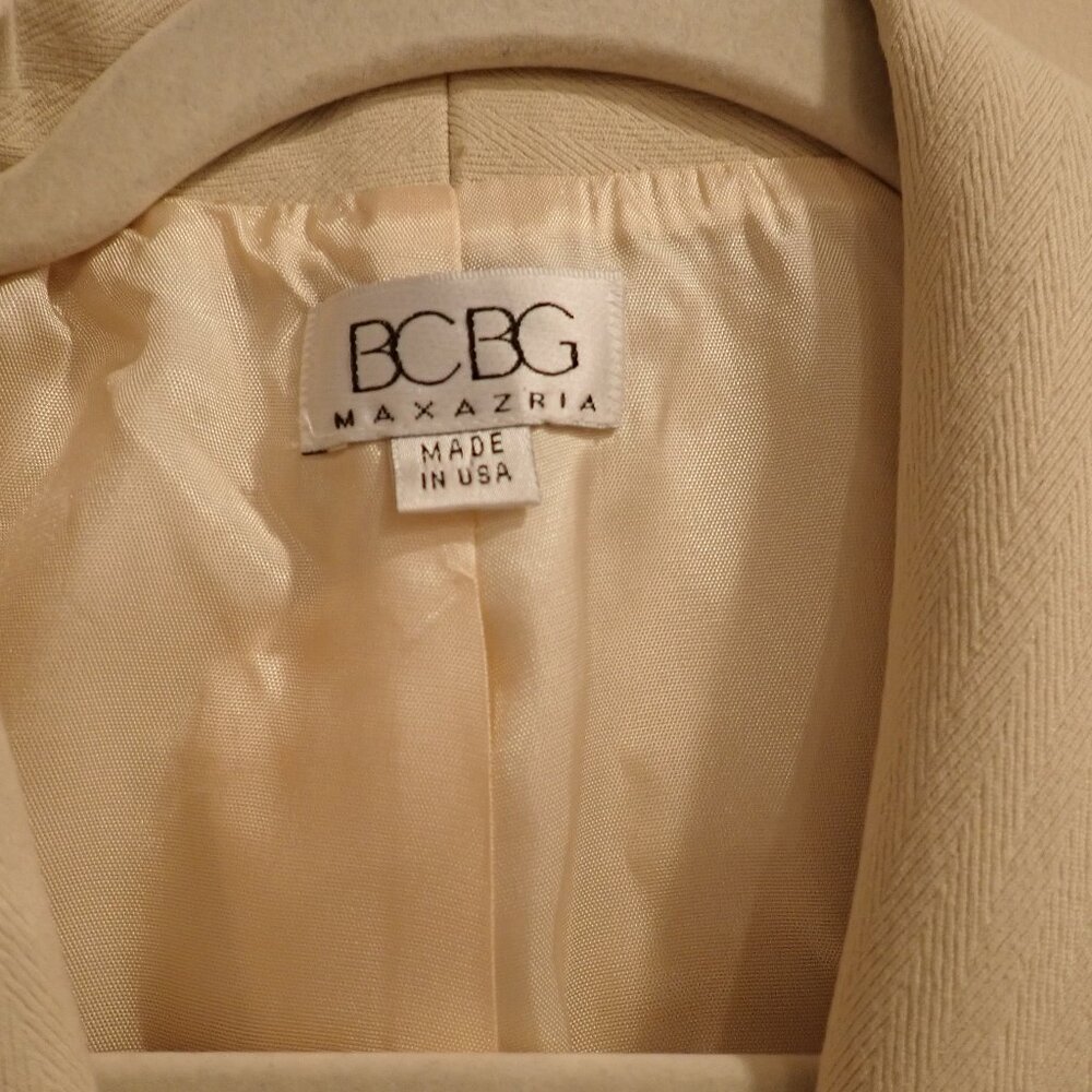 Women's Blazer, Ivory, BCBG SIZE 10